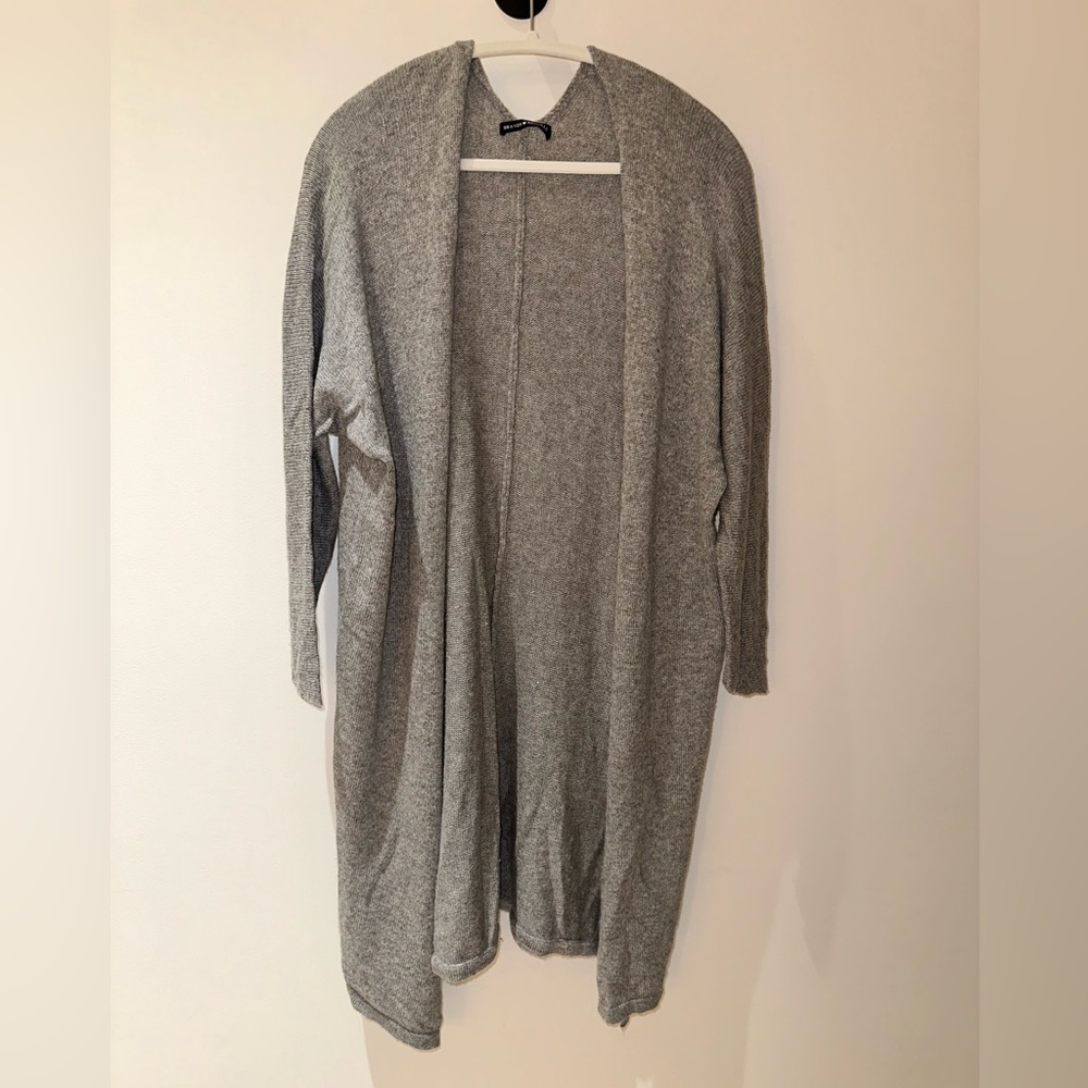 Brandy Melville Long Gray Cardigan - Picture 3 of 11
